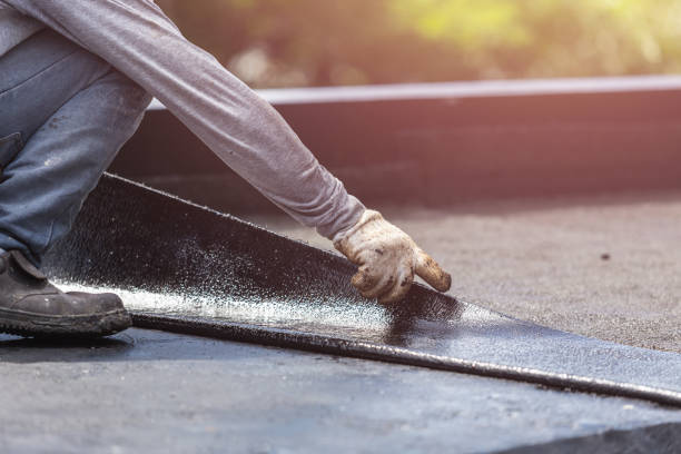 Professional Emergency Waterproofing technician working in Monticello, WI